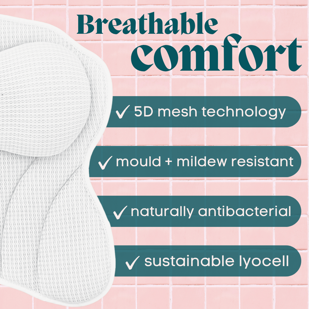 The Bath Cloud Bath Pillow