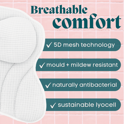 The Bath Cloud Bath Pillow